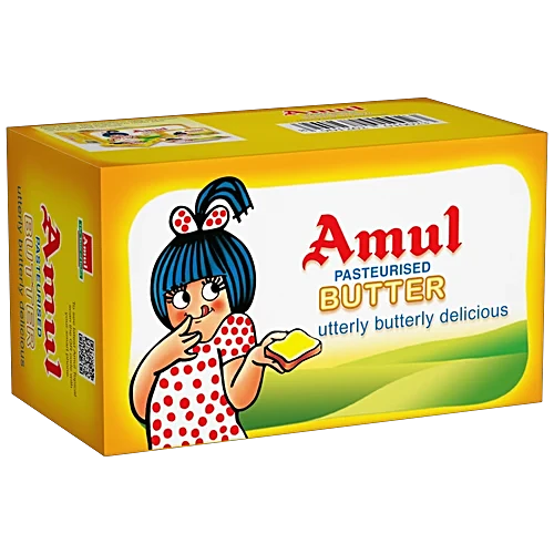 Amul Butter - Pasteurized, 2x500 g Multipack