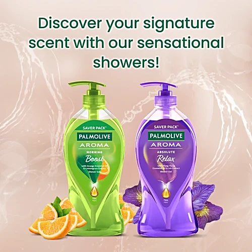 Palmolive Aroma Absolute Relax Shower Gel - With Ylang Ylang Essential Oil & Iris, 750 ml
