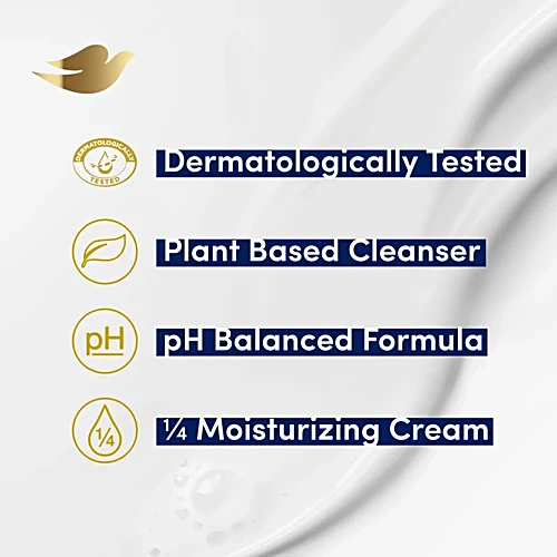 Dove Moisturizing Cream Bar, 125 g (Pack of 8)