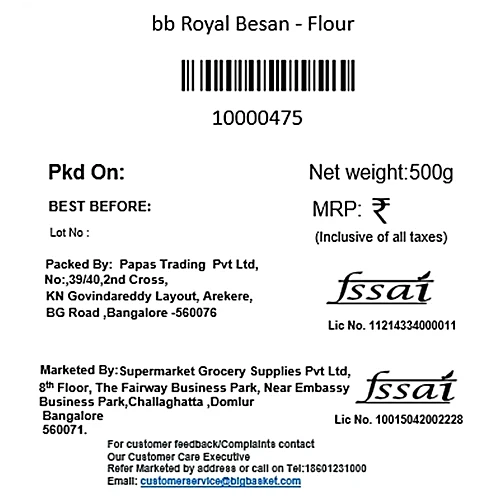 bb Royal Besan Fine/Kadale Hittu, 500 g