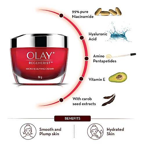 Olay Regenerist Micro Sculpting Cream, 50 g