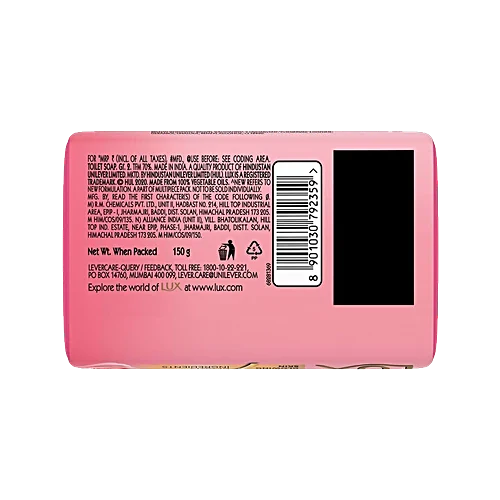 Lux Rose & Vitamin E Soap, 150 g (Pack of 3)