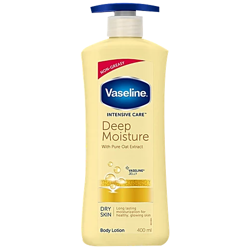 Vaseline Intensive Care Deep Moisture Body Lotion, 12x400 ml Multipack